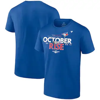 Toronto Blue Jays Fanatics Branded 2022 Postseason - Locker Room T-Shirt - Royal