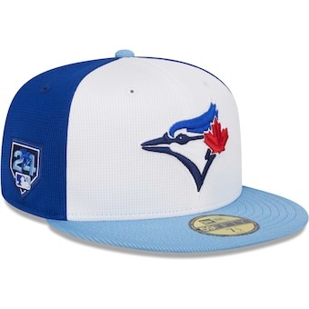 Toronto Blue Jays New Era 2024 Spring Training Grapefruit League On-Field 59FIFTY Fitted Hat - White